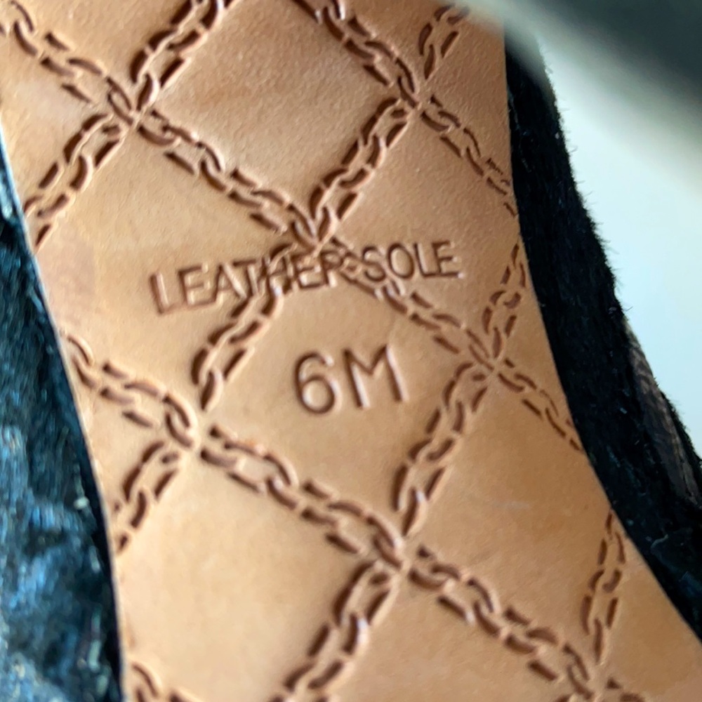 L.A.M.B Gwen Stefani Black fur High heel Boots - Picture 13 of 15